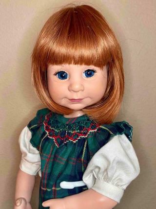 Julie Good - Kruger 17 " Vinyl Girl Doll,  Red Hair,  Ex/mint