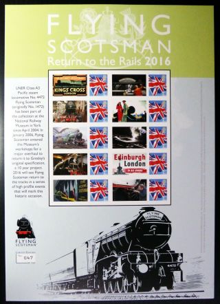 Gb Smilers Flying Scotsman Return To The Rails Limited Edition 47of 750 Dc762