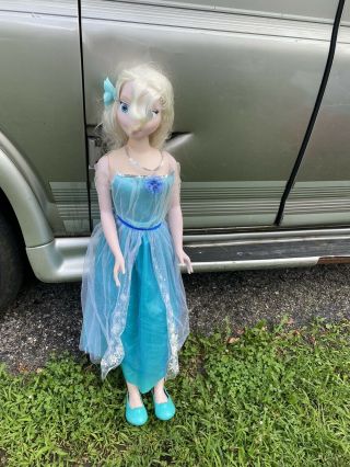 My Size Elsa Doll From Frozen In Shoes