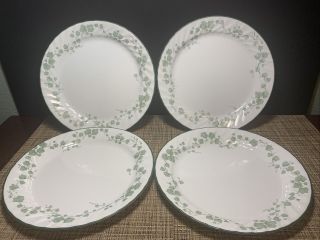Set Of 4 Corning Corelle Callaway Ivy Dinner Plates - 10 1/4 " Lovely