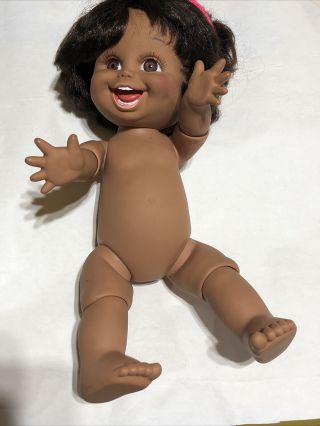 RARE - “So Funny Natalie” African American Baby Face Doll Galoob 1990 3