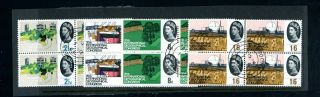 1964 Geographical (o) Set Of (4) In Blocks Of (4) Very Fine (n275)