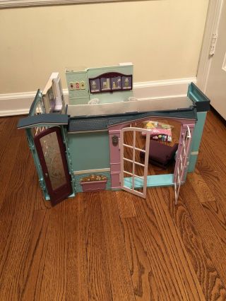 2007 Barbie My House Fold Up Doll House With 98 Of The Orginial Accessories 2