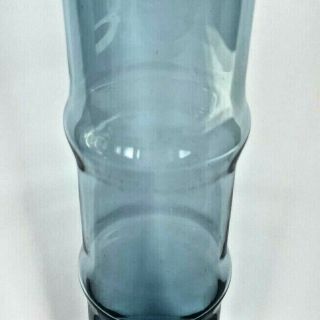 Mid Century Modern Aseda Blue Glass Art Glass Vase Bo Borgstrom Swedish 1970 