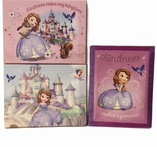 Disney’s Sofia The First Canvas Wall Art Girls Princess Decorations Bedroom
