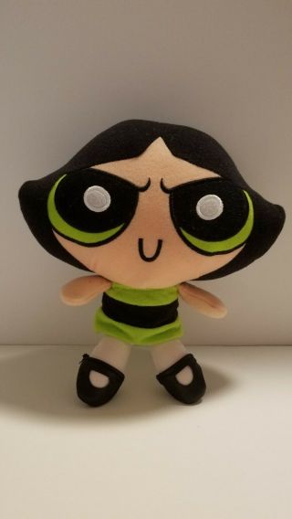 Buttercup 8.  5 " Plush Doll With Angry Eyes,  Powerpuff Girls,  Cartoon Network