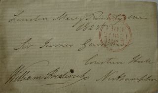 Front: 1825 To London From Prince William Frederick,  Duke Of Gloucester.