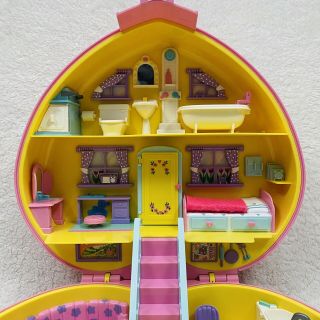 Vintage 1992 Polly Pocket Lucy Locket Carry ' N Play Dream Home Bluebird Toys 2