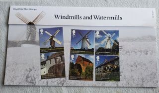 Gb 2017 Windmills And Watermills Presentation Pack No 542.  P&p