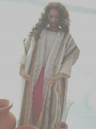 Ashton Drake Jesus Miracle Doll The Wedding Feast of Cana 3 Water Into Wine Jars 2
