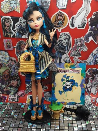 Reserved.  Monster High Doll,  Cleo De Nile,  Gloom And Bloom,  Almost Complete
