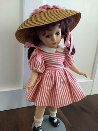 Vintage Madame Alexander Composition Doll 13 " Outfit Hat 1950s?