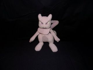 Pokemon Plush Mewtwo Hasbro 1999 Bean Bag Doll Stuffed Figure Plush Tag