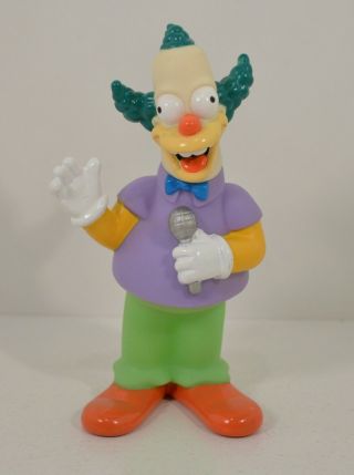 Rare 2000 Krusty The Clown 5 " Burger King Europe Action Figure Simpsons
