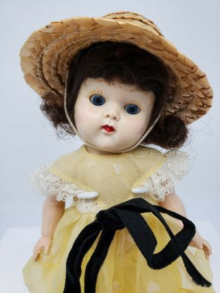Vogue Ginny Strung Doll Painted Lash Non - Walker Wearing Bon - Bon 83 Vintage 2