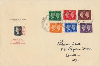 Gb 1940 Stamp Centenary Robson Lowe Illustrated Fdc Bournemouth H/s