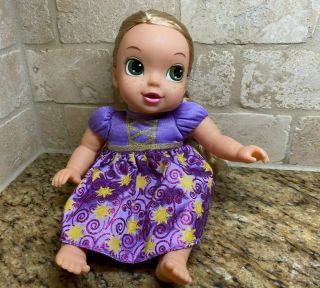 My First Disney Princess Tangled Rapunzel Baby Doll Plush/ Vinyl Jakks Pacific