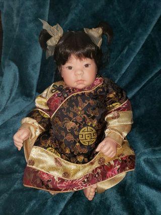 20 " Lee Middleton Reva Schick Baby Doll Asian,  Signed By Reva 380/1500