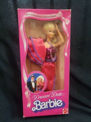 Vintage 1982 Mattel Dream Date Barbie Doll Nrfb
