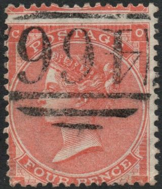 Gb 1862 Qv 4d Four Pence Unmounted Stamp Small Letters (oc)