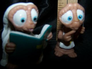 Set Of 3 Vintage 1988 E.  T.  Extra Terrestrial Collectible Figures By Applause
