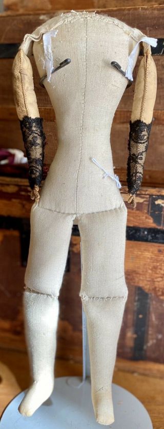 Antique 16” Doll Body For China Head,  Paper Mache Or Parian