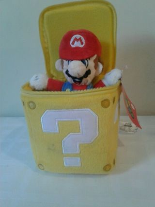 Mario Nintendo 9 - Inch Plush With Coin Box