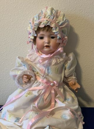 Antique Bahr & Proschild German Bisque Baby Doll 19” 620 - 10 Sleep Eyes