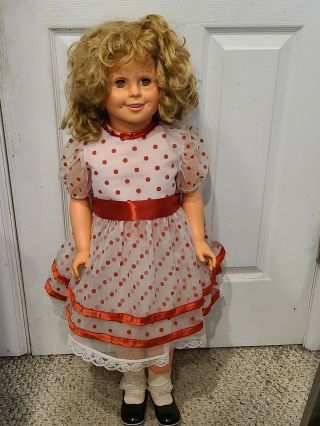 Shirley Temple Doll 30 " With Outfit,  Vintage Doll Dreams & Love 1985