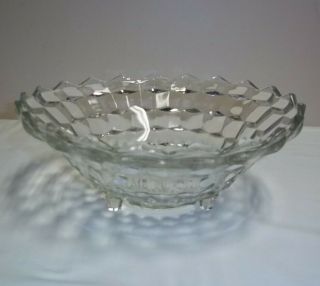 Indiana Glass Whitehall Pattern 10 " Footed Fruit Bowl