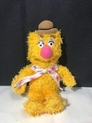 Fozzie Bear Plush Bean Bag Doll Muppets Sababa Toy 8 Inch
