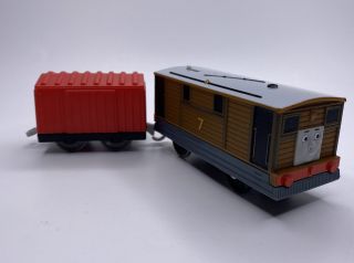 Thomas & Friends Trackmaster Toby Motorized Train 2013 Mattel Box Car
