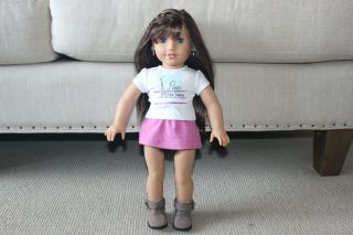 American Girl Grace Thomas Doll with Pierced Ears and Earrings Meet Outfit 2