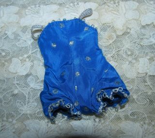 Rare Vintage Madame Alexander Stunning Tagged Cissette Royal Blue Bathing Suit