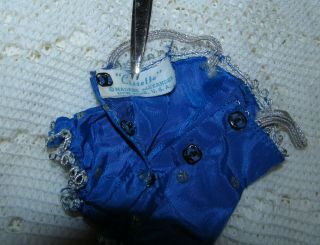 RARE vintage Madame Alexander Stunning Tagged Cissette Royal Blue Bathing Suit 2