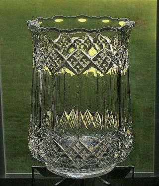 Eapg Early American Imperial Glass Three - In - One Diamond Celery Vase Ca.  1909