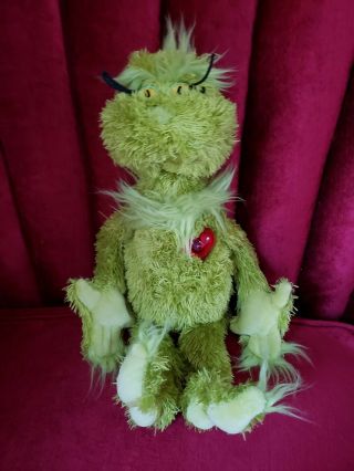 Manhattan Toy Company Dr.  Suess 13 " Grinch Light Up Heart