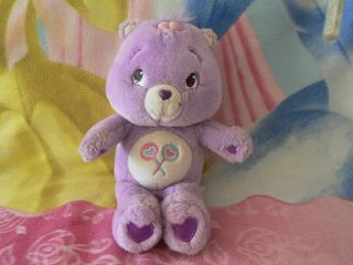 15 " Plush Purple Share Lollipops Care Bear Baby Boy Girl Gift Collectible Toy