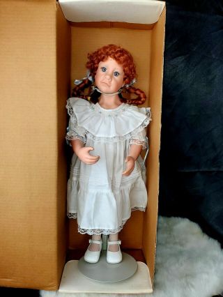 Julie Good - Kruger 21 " Big 1988 Vinyl Doll " Everything " Redhead Anne Gables