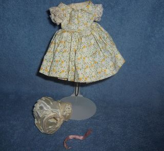 Pretty Vintage Madame Alexander Tagged Cissette Doll Dress,  Panties