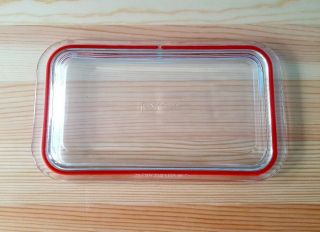 Pyrex 7214c Replacement Bake Serve N Store Glass Lid 8 1/4 " × 4 1/2 "