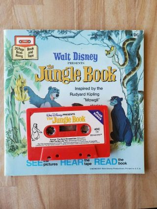 Walt Disney Storyteller Book And Cassette The Jungle Book Read Along
