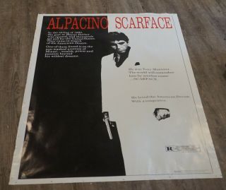 1983 Scarface / Al Pacino Large 40 " X 60 " Movie Theater Poster