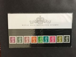 Gb 2011 Definitive Machin Presentation Pack No.  90 1p To £1.  65 Stamp Set