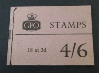 Nystamps Great Britain Stamp Early Booklet Rare N27y1410