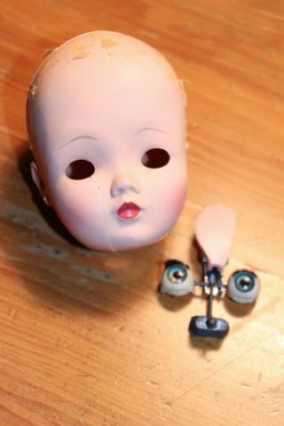 Vintage Madame Alexander Cissy Doll Parts Head And Eyes