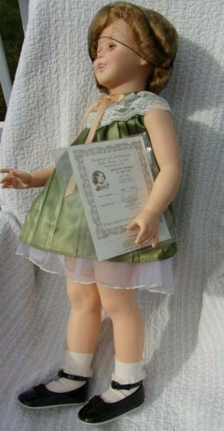 Shirley Temple Doll With Certificate Of Authenticity,  Dolls,  Dreams & Love 1985