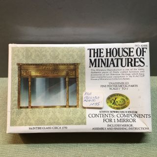 X - Acto House Of Miniatures Mirror,  Very Detailed,  Vintage Miniature