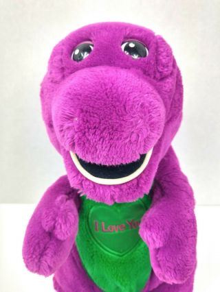Vintage Barney Doll I Love You on Chest Does NOT Sing 16 