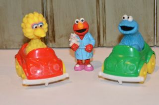 Illco Sesame Street Cars Cookie Monster Big Bird Elmo Applause Bathrobe Figure